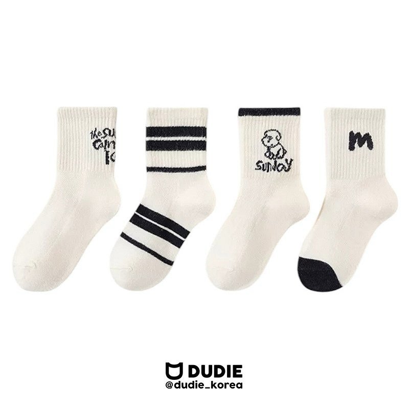 Dudie - Korean Children Fashion - #fashionkids - Sunjoy Socks (set of 4)