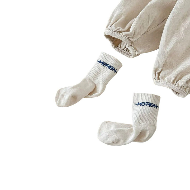 Dudie - Korean Children Fashion - #kidsshorts - Motion Socks (set of 5) - 6