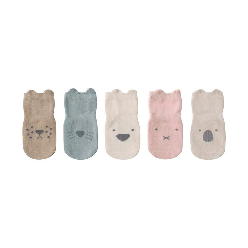 Dudie - Korean Children Fashion - #kidsshorts - Annie Bebe Socks (set of 5) - 2