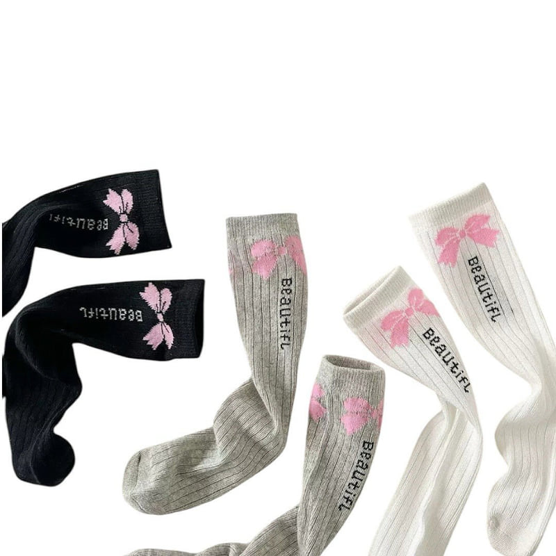 Dudie - Korean Children Fashion - #kidsshorts - Beauly Socks (set of 3) - 9