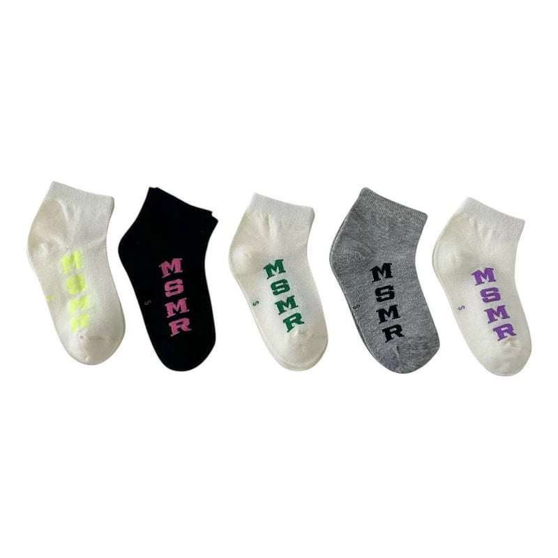 Dudie - Korean Children Fashion - #kidsshorts - MGZ Socks (set of 5) - 3
