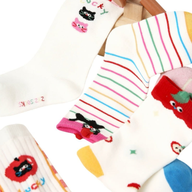 Dudie - Korean Children Fashion - #kidsstore - Zooming Socks - 7
