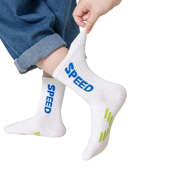 Dudie - Korean Children Fashion - #kidsstore - Running Socks (set of 5) - 7