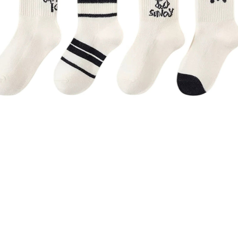 Dudie - Korean Children Fashion - #kidsstore - Sunjoy Socks (set of 4) - 3
