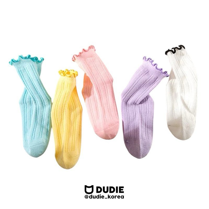 Dudie - Korean Children Fashion - #kidsstore - Pastel Socks (set of 5)