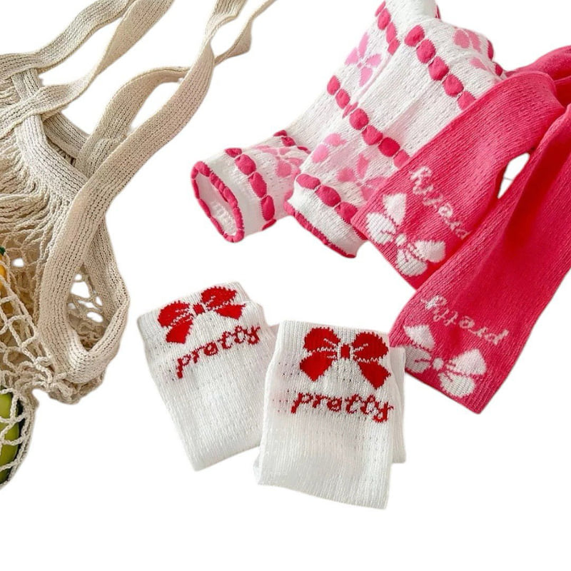 Dudie - Korean Children Fashion - #kidzfashiontrend - Pingbone Socks (set of 3) - 11