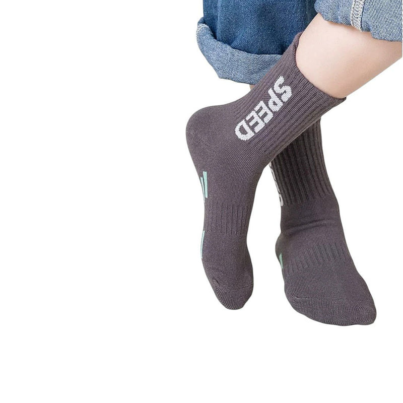 Dudie - Korean Children Fashion - #kidzfashiontrend - Running Socks (set of 5) - 8