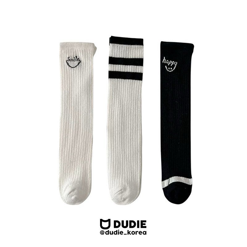 Dudie - Korean Children Fashion - #kidzfashiontrend - Haddon Socks (set of 3)
