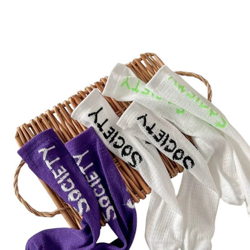 Dudie - Korean Children Fashion - #kidzfashiontrend - City Socks (set of 3) - 7