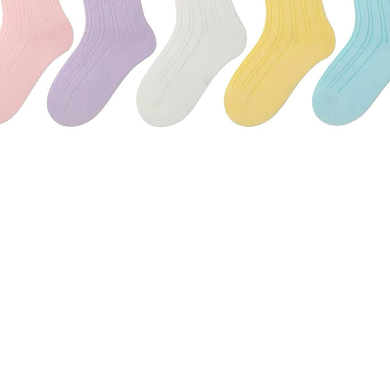Dudie - Korean Children Fashion - #kidzfashiontrend - Pastel Socks (set of 5) - 2