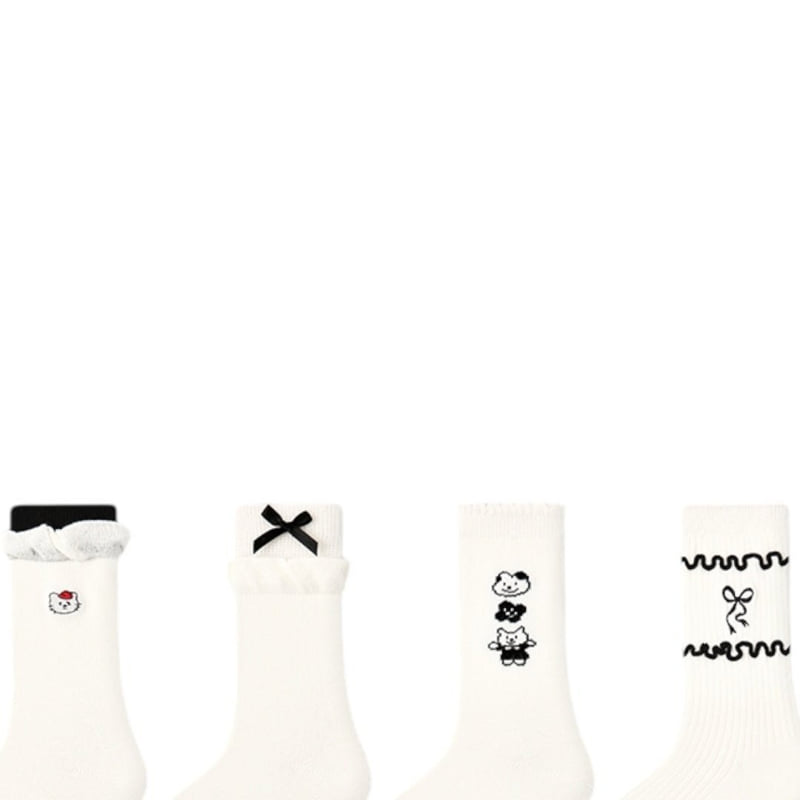 Dudie - Korean Children Fashion - #littlefashionista - Kit Socks - 3