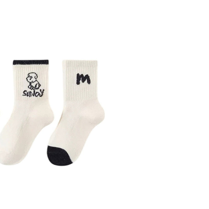 Dudie - Korean Children Fashion - #littlefashionista - Sunjoy Socks (set of 4) - 6