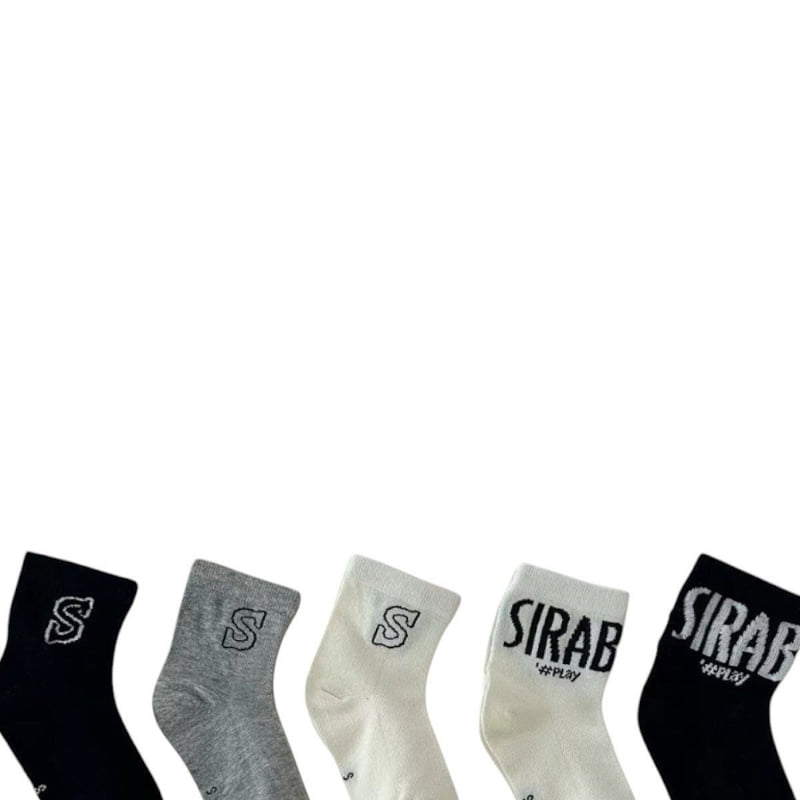 Dudie - Korean Children Fashion - #littlefashionista - Cilav Socks (set of 5) - 5
