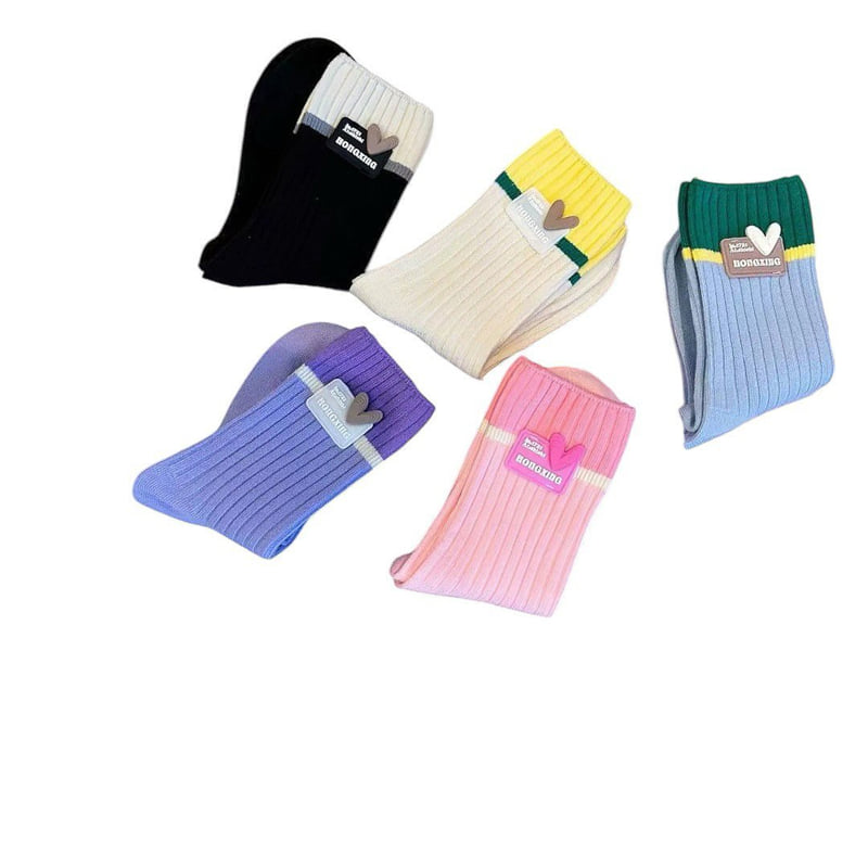 Dudie - Korean Children Fashion - #magicofchildhood - Ring Heart Socks - 7
