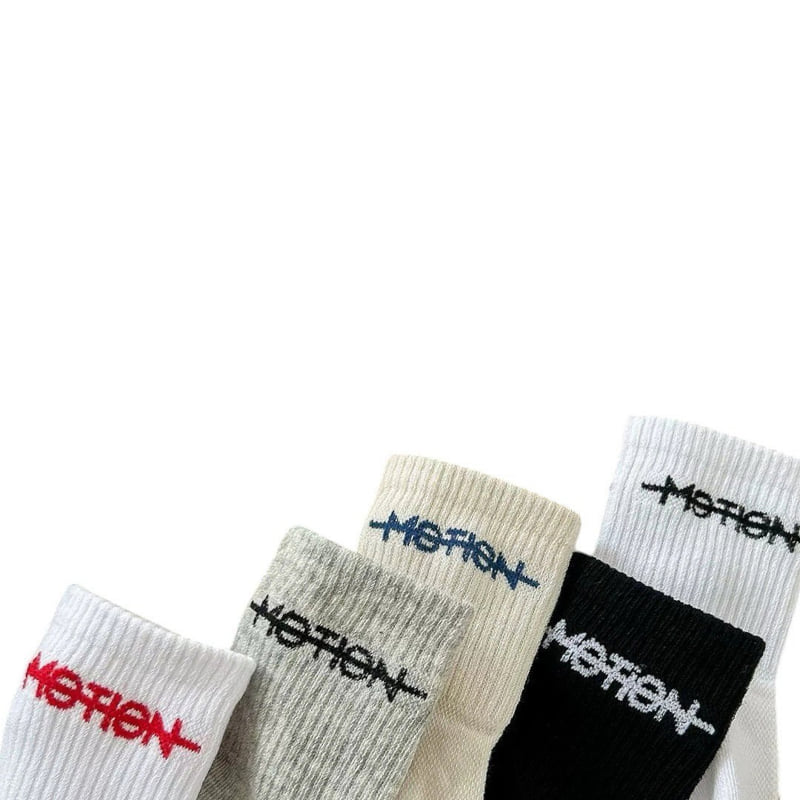 Dudie - Korean Children Fashion - #magicofchildhood - Motion Socks (set of 5) - 11