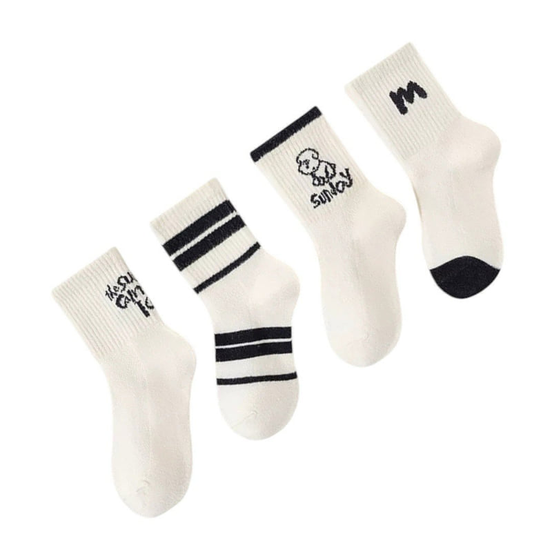 Dudie - Korean Children Fashion - #magicofchildhood - Sunjoy Socks (set of 4) - 7