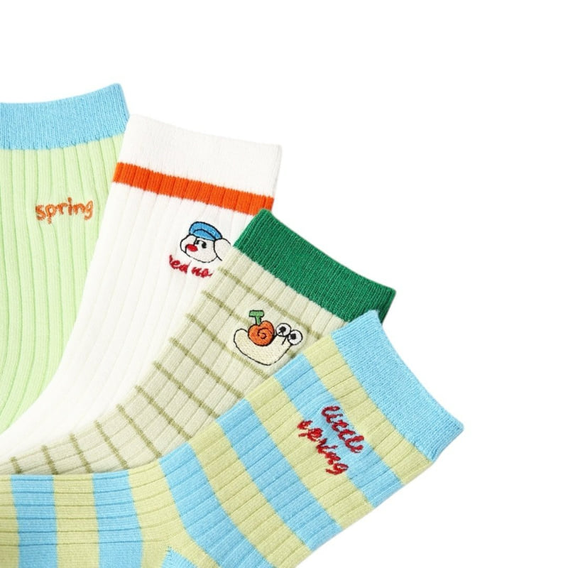 Dudie - Korean Children Fashion - #minifashionista - Ready Lo Socks - 12
