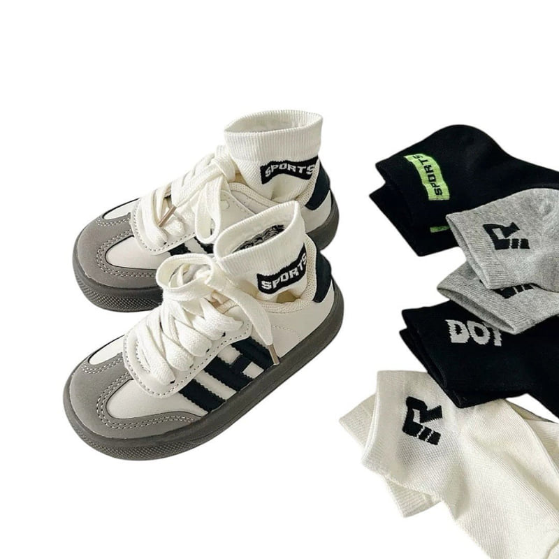 Dudie - Korean Children Fashion - #minifashionista - Alports Socks (set of 5) - 2