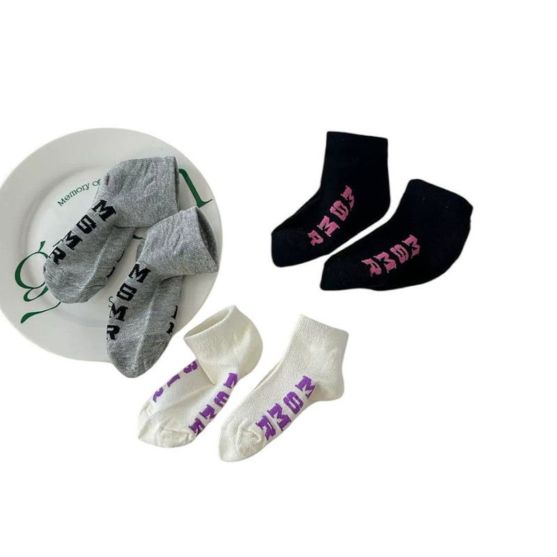 Dudie - Korean Children Fashion - #minifashionista - MGZ Socks (set of 5) - 9