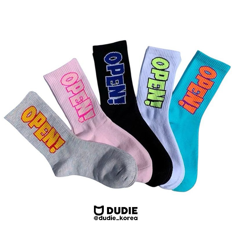Dudie - Korean Children Fashion - #prettylittlegirls - Open Bone Socks (set of 5)