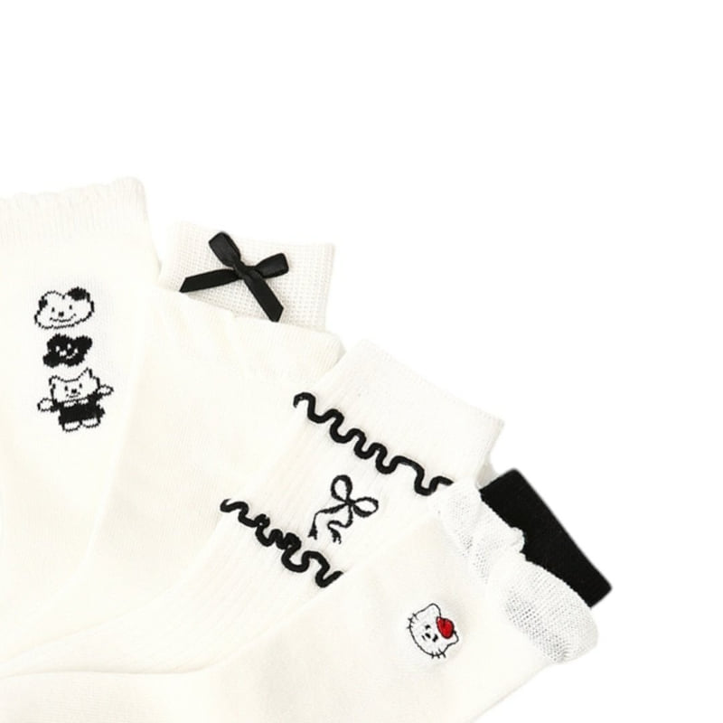 Dudie - Korean Children Fashion - #prettylittlegirls - Kit Socks - 6