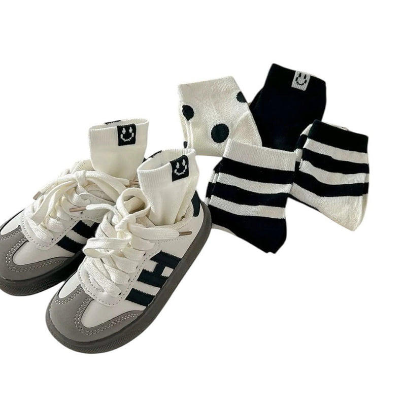 Dudie - Korean Children Fashion - #prettylittlegirls - Dorrance Socks (set of 5) - 9