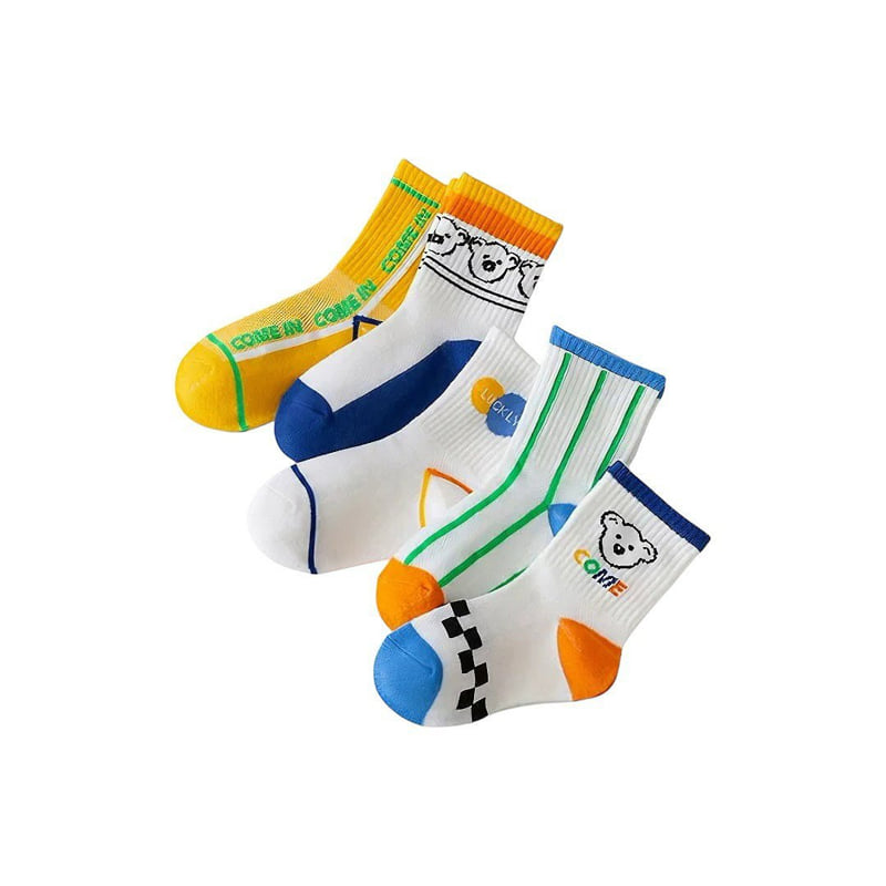 Dudie - Korean Children Fashion - #prettylittlegirls - Komi Socks (set of 5) - 12