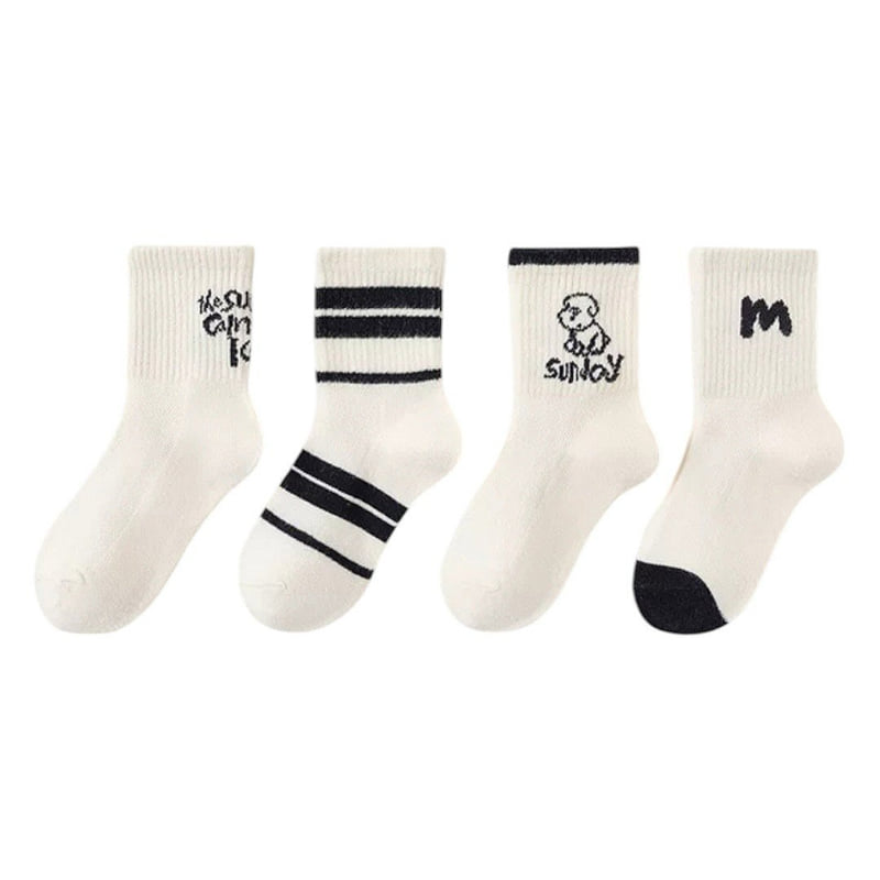 Dudie - Korean Children Fashion - #prettylittlegirls - Sunjoy Socks (set of 4) - 9
