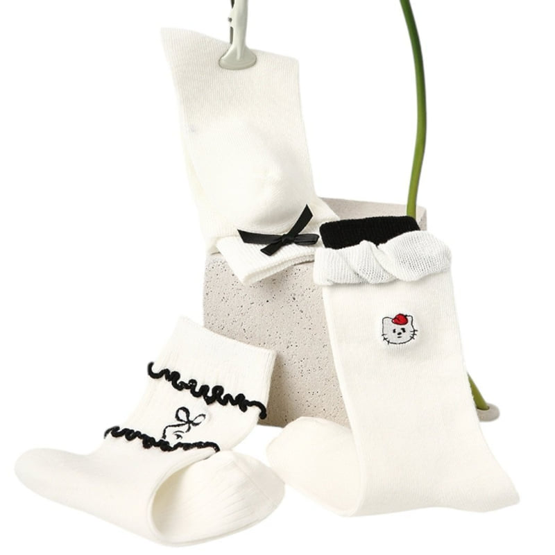 Dudie - Korean Children Fashion - #todddlerfashion - Kit Socks - 7