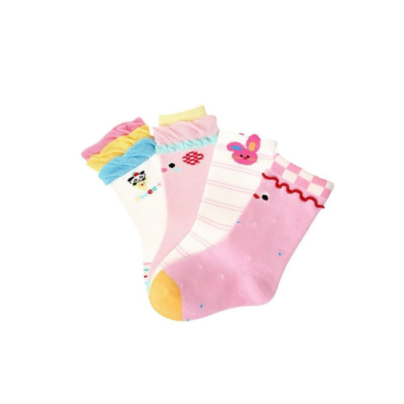 Dudie - Korean Children Fashion - #todddlerfashion - Milo Socks - 4
