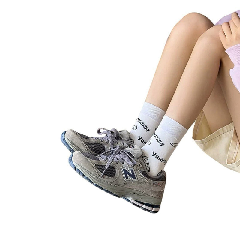 Dudie - Korean Women Fashion - #momslook - Yummy Socks (set of 4) - 5