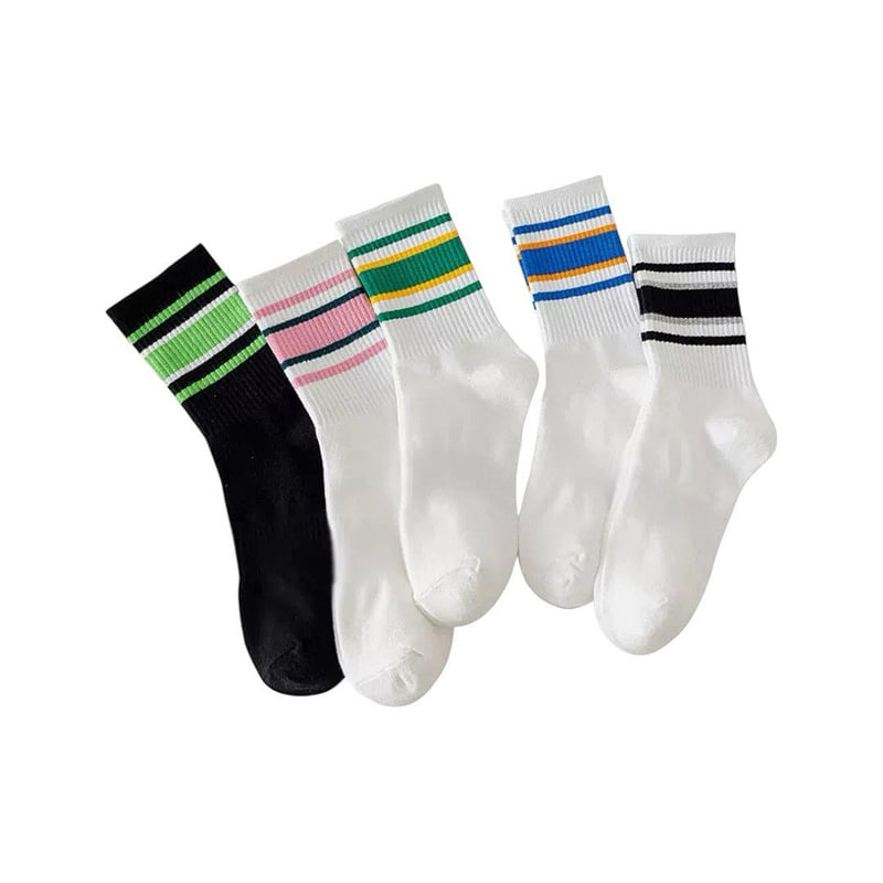 Dudie - Korean Women Fashion - #restrostyle - Rowland Socks (set of 5) - 9