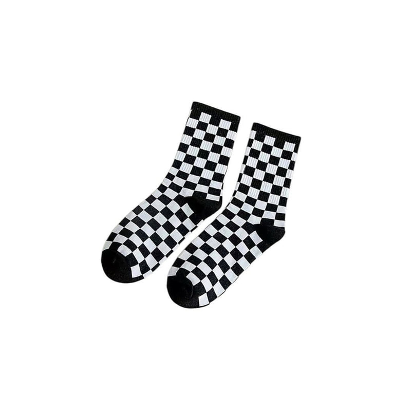 Dudie - Korean Women Fashion - #romanticstyle - Forechecker Socks (set of 4) - 5