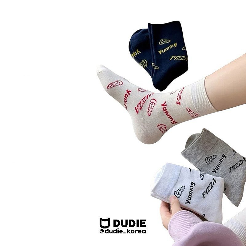 Dudie - Korean Women Fashion - #thatsdarling - Yummy Socks (set of 4)