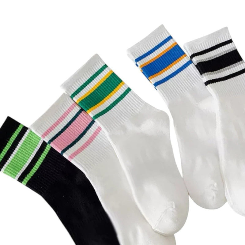 Dudie - Korean Women Fashion - #vintageinspired - Rowland Socks (set of 5) - 6