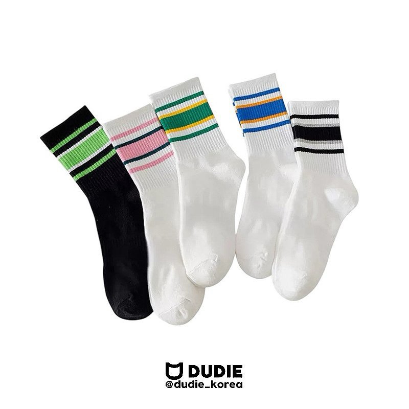Dudie - Korean Women Fashion - #womensfashion - Rowland Socks (set of 5)