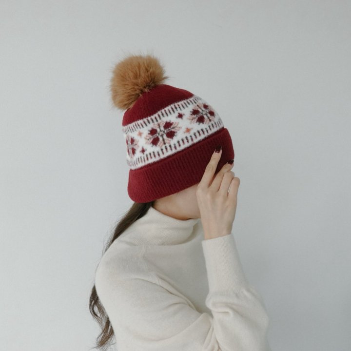 Eeiitt - Korean Women Fashion - #momslook - Snow Ball Beanie - 10