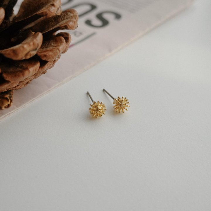 Eeiitt - Korean Women Fashion - #momslook - Mini Sparkling Earring - 2