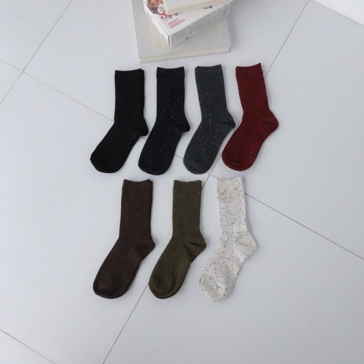 Eeiitt - Korean Women Fashion - #momslook - Par Wool Rib Socks