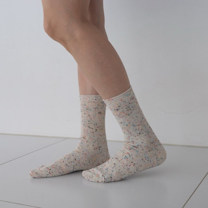 Eeiitt - Korean Women Fashion - #momslook - Par Wool Rib Socks - 3