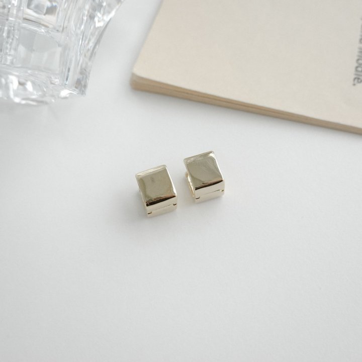 Eeiitt - Korean Women Fashion - #momslook - Candy Square Earring - 3