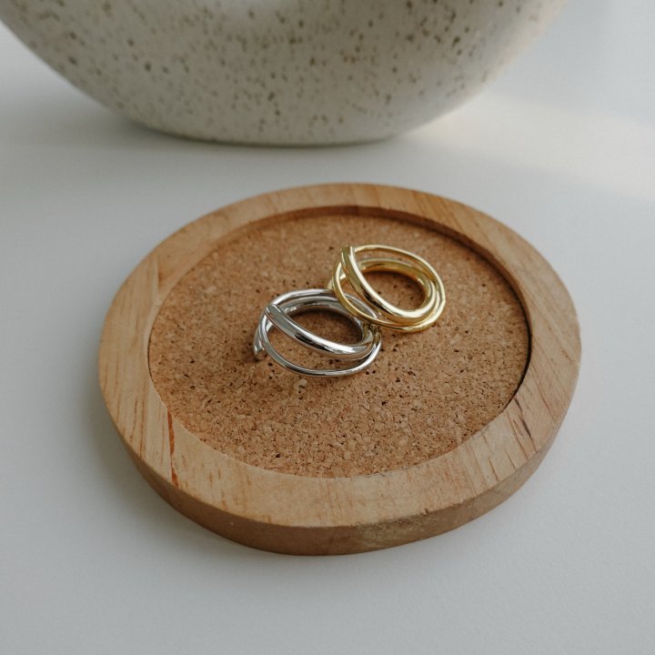 Eeiitt - Korean Women Fashion - #momslook - Cuf Off Triple Ring - 2
