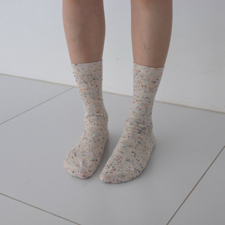 Eeiitt - Korean Women Fashion - #restrostyle - Par Wool Rib Socks - 10