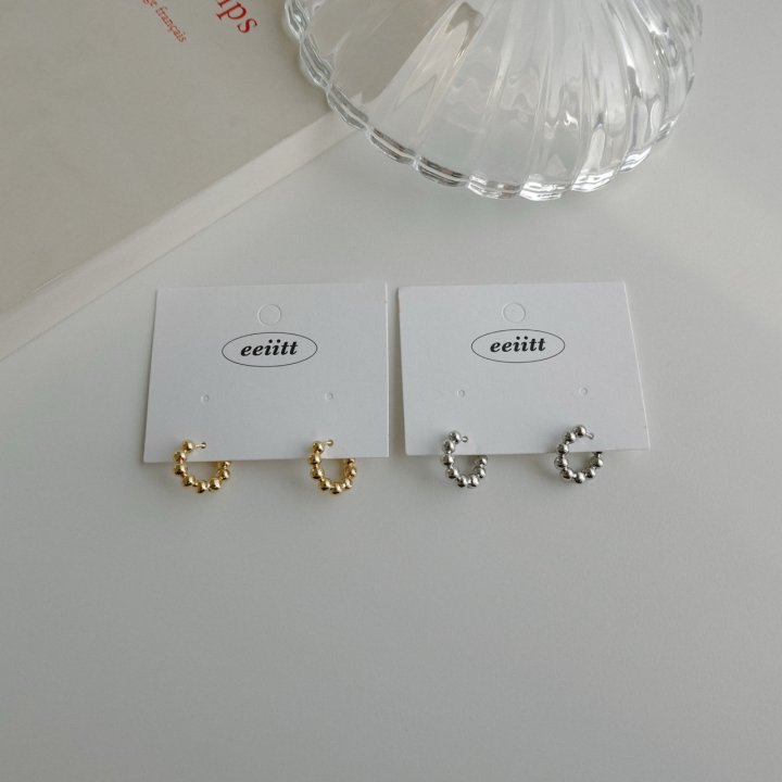 Eeiitt - Korean Women Fashion - #shopsmall - Olive Chewy Earring - 9