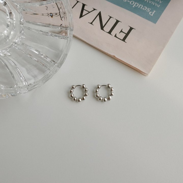 Eeiitt - Korean Women Fashion - #vintagekidsstyle - Olive Chewy Earring - 5