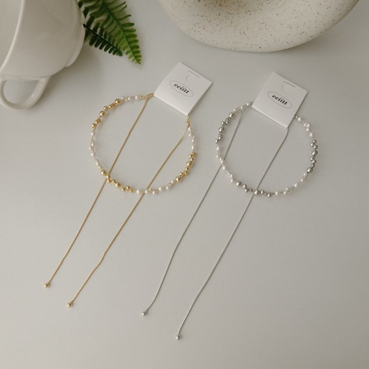 Eeiitt - Korean Women Fashion - #womensfashion - Sharlotte Necklace - 9