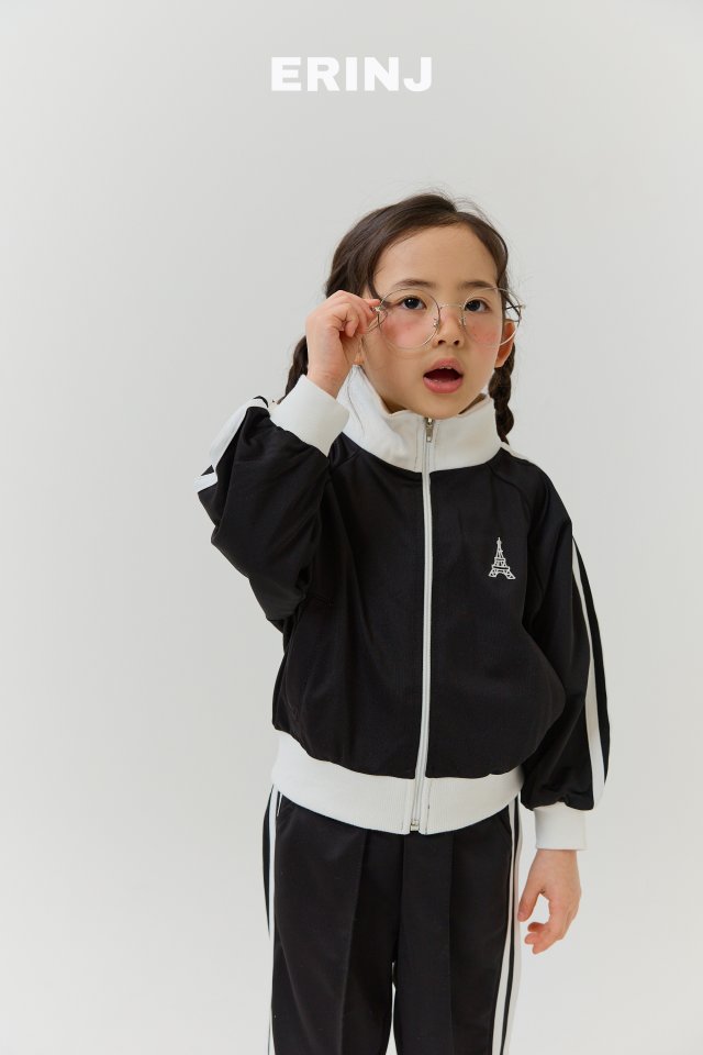 Erin J - Korean Children Fashion - #childofig - Tape Zip-up Jacket - 10