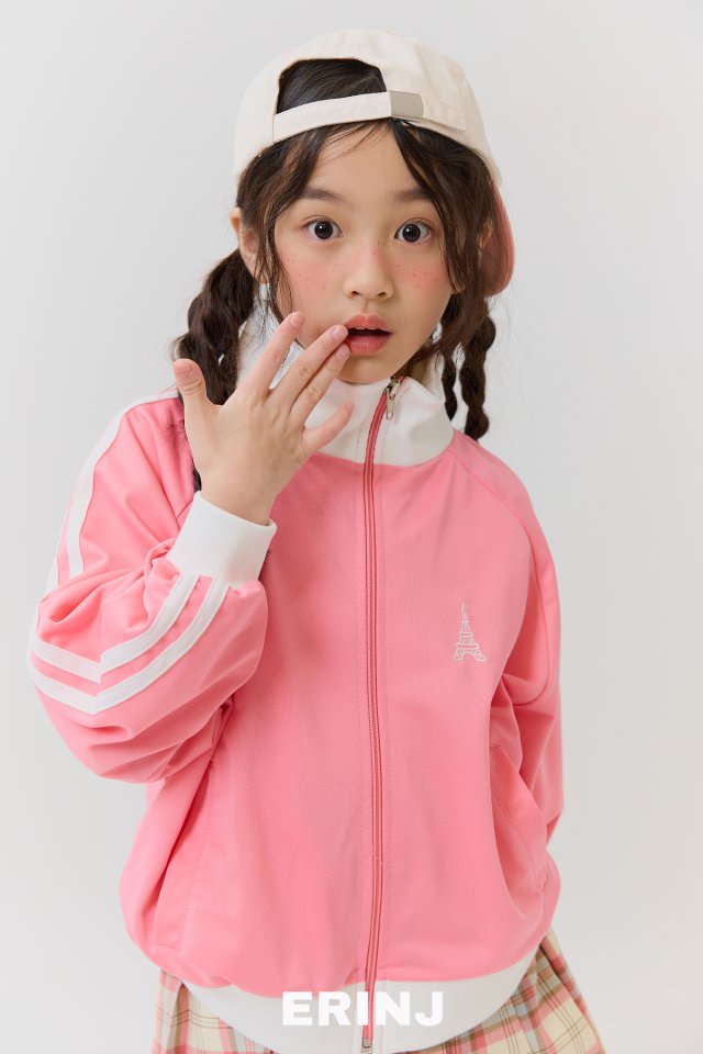 Erin J - Korean Children Fashion - #childrensboutique - Tape Zip-up Jacket - 12