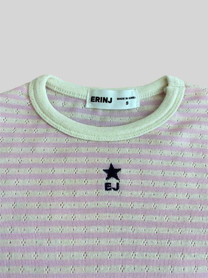 Erin J - Korean Children Fashion - #kidsshorts - Star Stripe Tee - 7