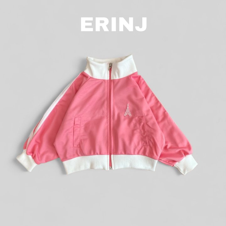 Erin J - Korean Children Fashion - #kidsstore - Tape Zip-up Jacket - 3
